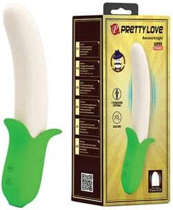 Pretty love Banana Knight Super Power 7 Vibration Silicone 1ud