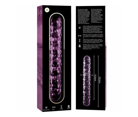 Ibiza Nebula Modelo 15 Dildo Cristal Rosa 18,5x3cm 1ud