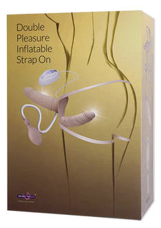 Double Pleasure Inflatable StrapOn V-4385