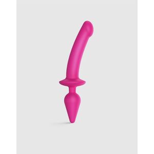 Strap On Me Plug-In Switch Semi-Réaliste Gode & Plug Anal 2-en-1 Taille XXL - Rose