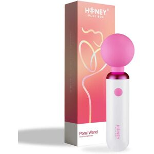 Honey Play box Pomi wand - Puissant mini vibromasseur - Blanc et rose