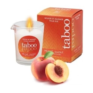 RUF Bougie de Massage Taboo Pour Elle - Parfum : Peche