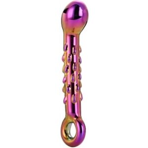 Dildo en Verre Ribbed G-Spot Glamour Glass