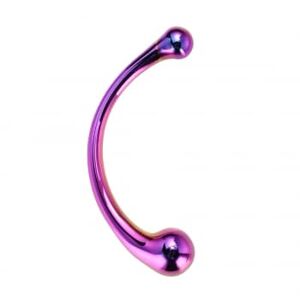 Dildo en Verre Curved Big Wand Glamour Glass