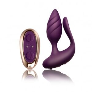 Plug Anal Vibrant Télécommandé Cocktail - Couleur : Violet