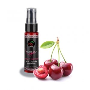 Voulez-Vous... Huile de massage chauffante L'Huile de la Tentation cerise 35 ml