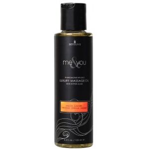 Sensuva Huile de Massage aux Pheromones Me et You Sugar et Citrus 125 ml