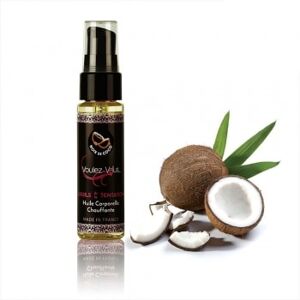 Voulez-Vous... Huile de massage chauffante L'Huile de la Tentation noix de coco 35 ml