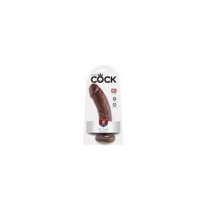 Gode Ventouse 20,3 cm King Cock Marron