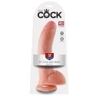 Pipedream Gode avec Testicules 22,9 cm King Cock Rose