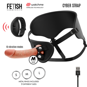 Fetish Submissive Cyber Strap - Imbragatura Con Telecomando Tecnologia Dildo Watchme M
