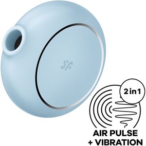 Satisfyer Air Pulse Satisfyer - Stimolatore E Vibratore A Doppio Pro To Go 3 Blu