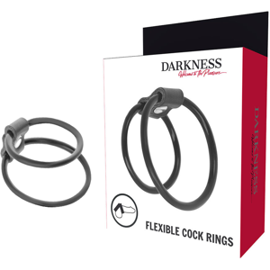 Darkness Bondage Darkness - Anelli Per Pene Duo Potenziatori.