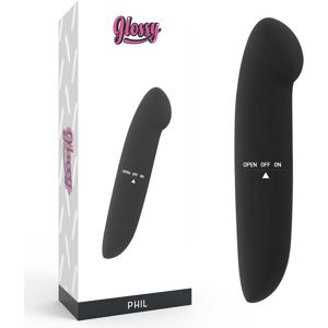 Glossy - Vibratore Phil Nero