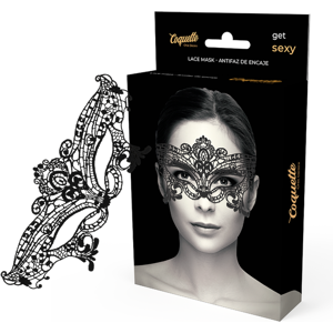 Coquette Accessories Coquette Chic Desire - Maschera Ampia In Pizzo Nero