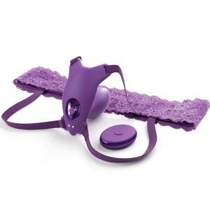 Fantasy For Her - Pettorina G-Spot Butterfly Con Vibratore, Ricaricabile E Telecomando Viola