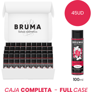 Bruma Moq 45 - Olio Da Massaggio Premium Effetto Calore Sapore Fragola 3 In 1 - 100 Ml