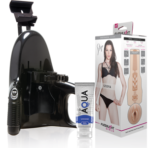 Fleshlight Girls Fleshlight - Vagina Stoya Destroya + Lancio Universale + Lubrificante Aqua Qualità 50 Ml