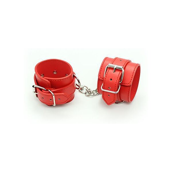 toyz4lovers polsiere cuffs belt red