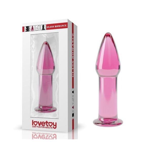 lovetoy plug anale glass love pink