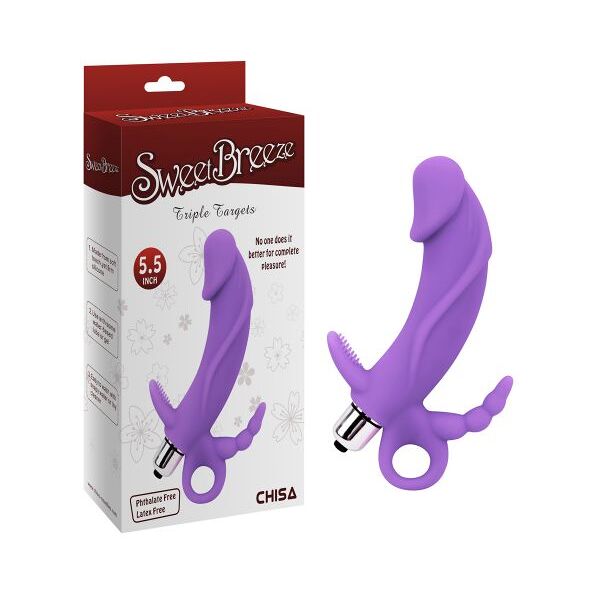 chisa novelties vibratore triple purple