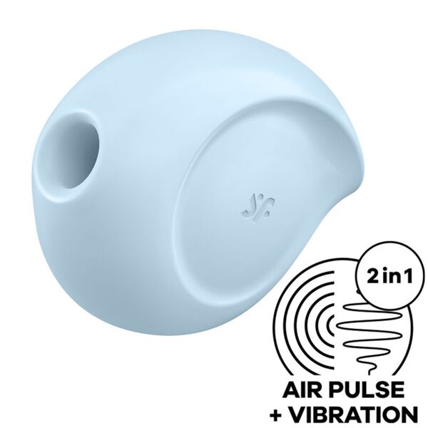 satisfyer air pulse satisfyer - stimolatore e vibratore sugar rush air pulse blu