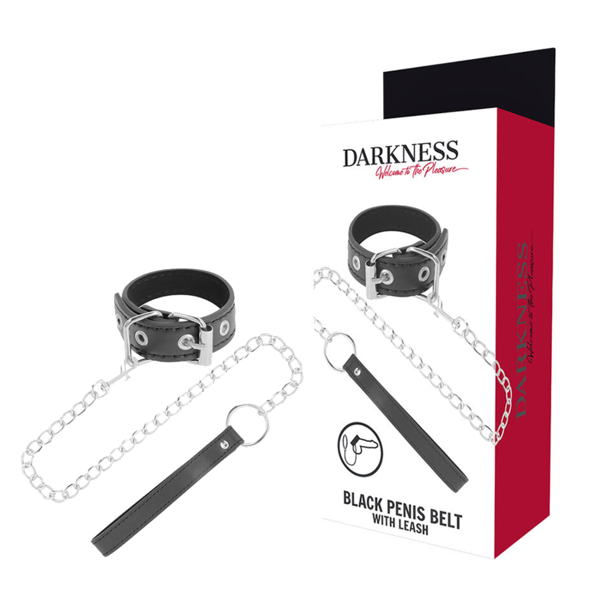 darkness bondage darkness - anello per pene con cinturino
