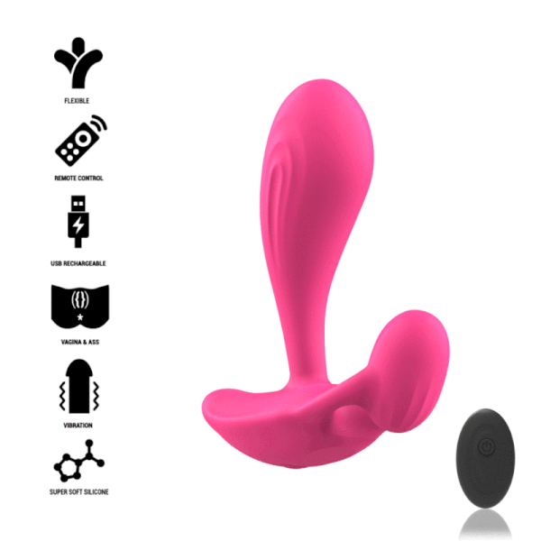 intense anal toys intense - shelly plug telecomando anale rosa