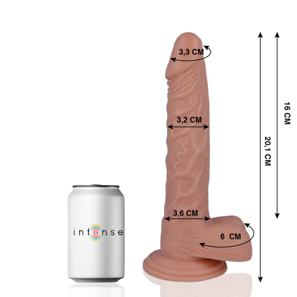 mr. intense mr intense - 21 pene realistico 20.1 cm -o- 3.2 cm