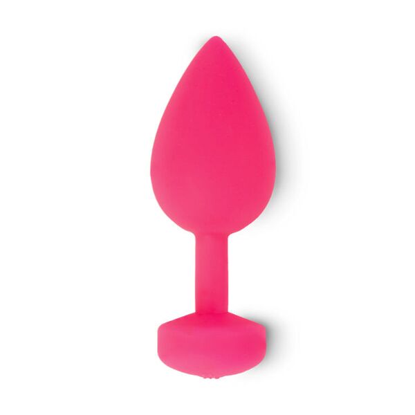 vibe - funtoys gplug vibratore anale ricaricabile piccolo rosa neon 3cm