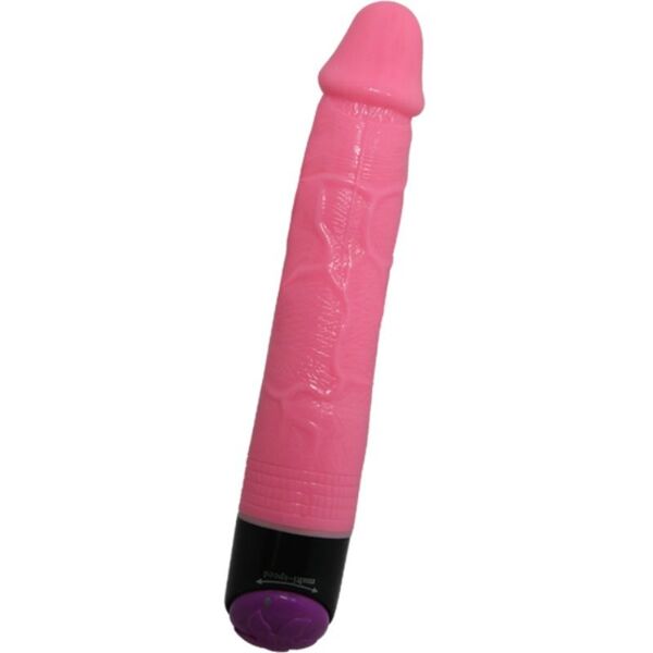 baile - vibratore sex realistico colorato rosa 23 cm
