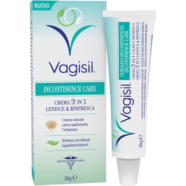 vagisil incontinence care crema 2in1 lenisce & rinfresca 30 g