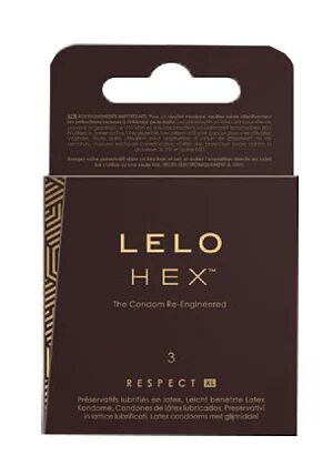 Hex Preservativi Respect Lelo 3 Pezzi