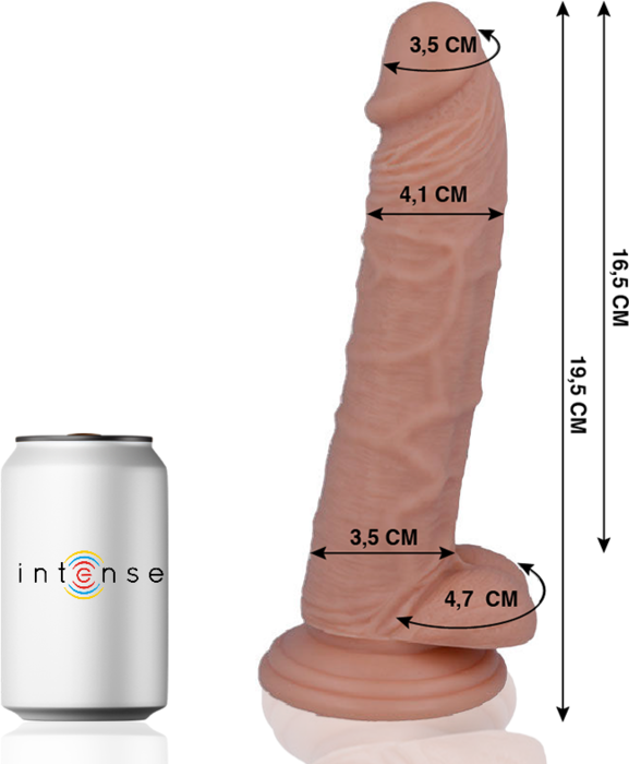 Mr. Intense Mr Intense - 15 Pene Realistico 19.5 Cm -O- 4.1 Cm