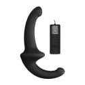 Ouch! Dildo Cintura Vibrante Telecomandato Strapless Strapon Nero