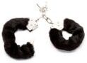 Lovehoney Manette Pelliccia Sintetica Furry Handcuffs Nere