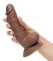 Lifelike Lover Dildo Ventosa Realistico Classic 15,2 cm Marrone