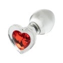 Lovehoney Plug Anale Medium Cuore di Vetro Sensual Glass