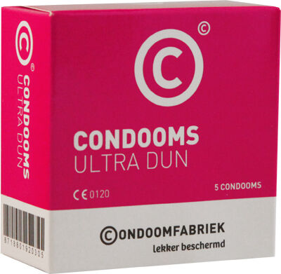 Condoomfabriek Ultra Dun Feeling Condooms - 5 stuks