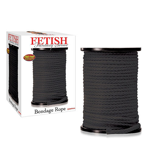 Fetish Fantasy Pipedream Bondage Rope Black 60m