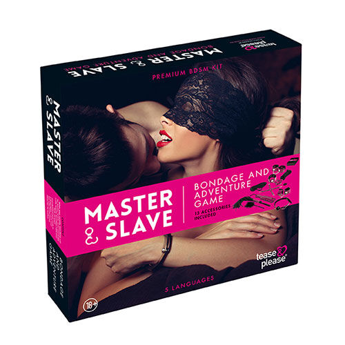 Tease & Please Master & Slave BDSM Kit tijgerprint roze