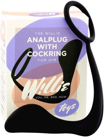 Willie Toys anaalplug met cockring