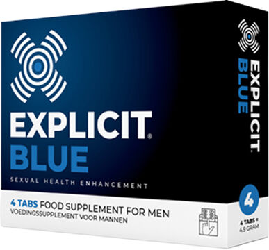 Explicit BlueErectiepil 4 stuks