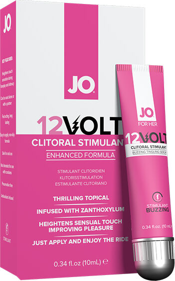 System JO Jo 12volt buzzing clitoris gel 10ml