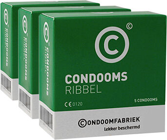 Condoomfabriek Ribbel condooms voordeelpakket - 15 stuks