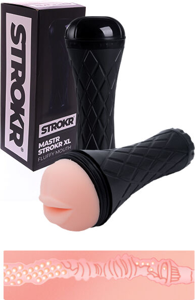 STROKR - Mastr Strokr XL Fluffy Mouth masturbator