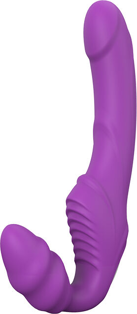 Dream Toys Double Dipper strapless voorbinddildo vibrerend