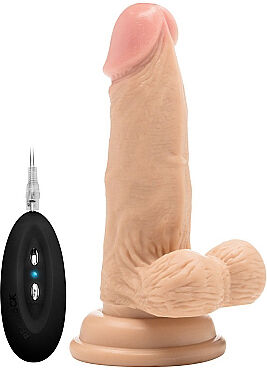 Shots Toys - realistische vibrator met balzak 15cm