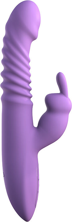 Fantasy For Her Stotende draaiende rabbit vibrator met warmtefunctie