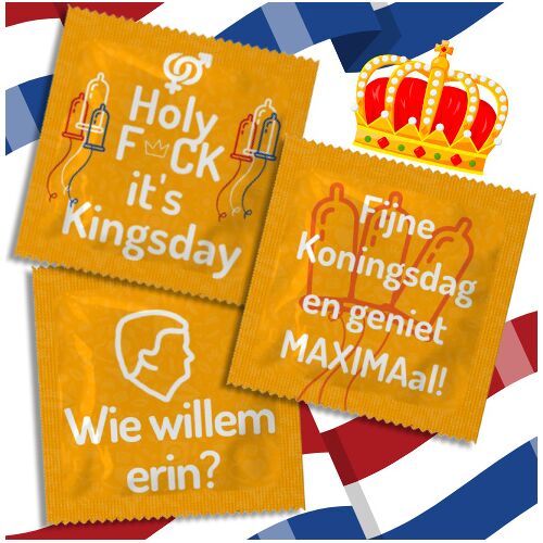 Condoom Anoniem Koningsdag Condooms - 3 Stuks